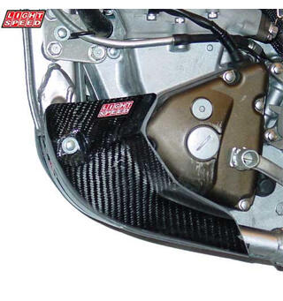 Light Speed Case Guards - Carbon KX250F 04- RMZ250 04-